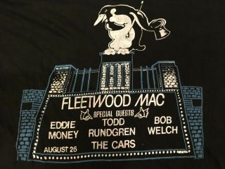 1978 Fleetwood Mac Cleveland Concert Shirt with Special Guests 5