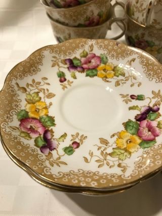 ROYAL ALBERT LOVELACE CHINA CUP,  SAUCER PLATE SERVICE FOR 6 Creamer and Sugar 2