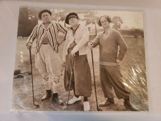 The Three Stooges Golf Poster 14x11