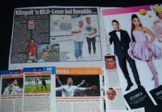 Cristiano Ronaldo 21 Pc German Clippings Full Pages