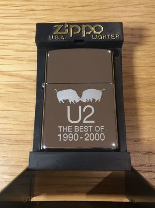 Authentic U2 Promo - Zippo Lighter - 1990 2000 -