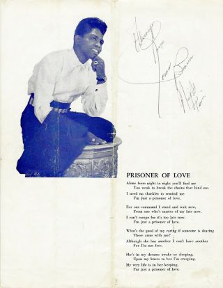 James Brown 1963 Concert Program Syria Mosque Pittsburgh 3