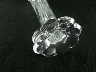 Rare Antique BACCARAT Crystal Soliflore Vase w/ Deeply Cut Diamonds Pattern 5