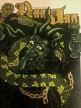 Pearl Jam Poster 2010 Belfast Ireland Ames Bros