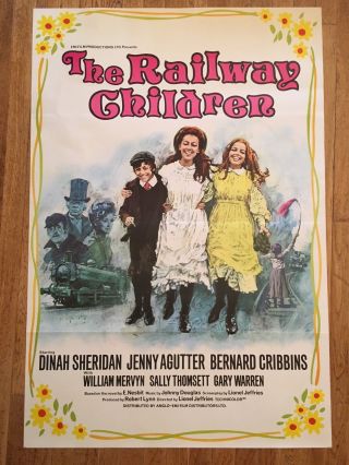 The Railway Children 1970 British Film Poster Jenny Agutter