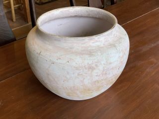 Very Large Antique Hampshire Pottery Jardinière Vase Planter,  Estate Find 9.  5 "