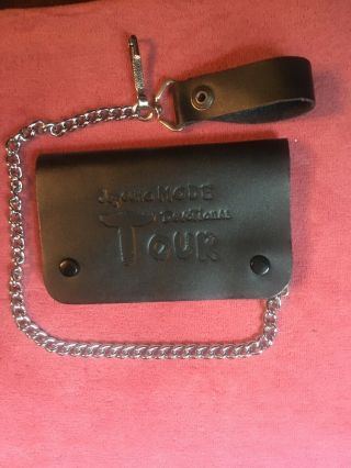 Depeche Mode Leather Wallet Devotional Tour Concert Official Merchandise 1991