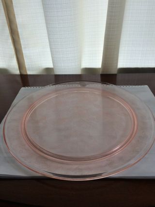 Dogwood 13” Solid Foot Cake Plate Lovely And Rare