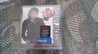 Michael Jackson Bad 25 Walmart Exclusive Edition Usa Cd,  Shirt No Promo/sealed