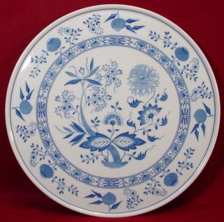 Hutschenreuther China Blue Onion Pattern Cake,  Chop,  Or Buffet Plate 12 - 5/8 "