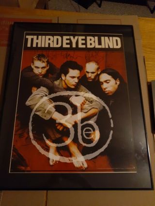 Third Eye Blind 3eb Promo Poster 1997 Debut Self - Titled Album Signed