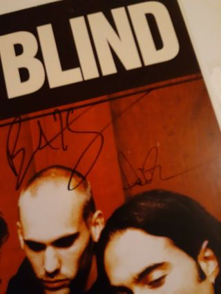 Third Eye Blind 3eb Promo Poster 1997 debut self - titled Album SIGNED 3