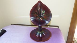 Art Deco Jip Iridescent Glass Bohemian Loetz Glass Vase