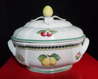 Villeroy And Boch French Garden Fleurence Oval Tureen Germany Nwob