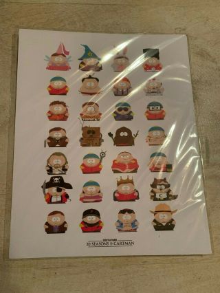 Loot Crate South Park 20 Seasons Of Cartman Art Print 8 X 10