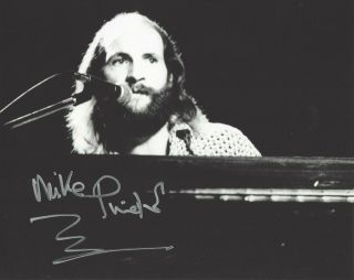 Mike Pinder The Moody Blues Keyboard Signed Authentic 8x10 Photo W/coa Proof