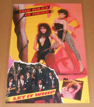The Daze Let It Whip Poster 1982 Promo 36x24 R&b Rare