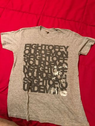 Band Gray Medium T Shirt Fight Off Your Demons Grey