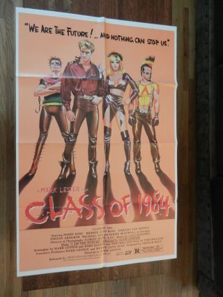 CLASS OF 1984 / U.  S.  ONE - SHEET TEASER MOVIE POSTER (PERRY KING) 2