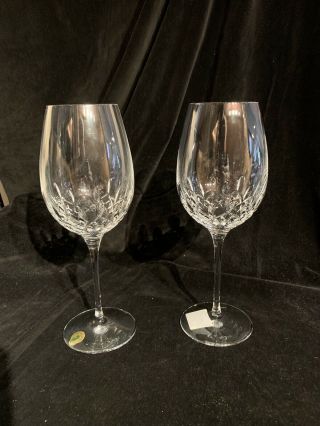 Waterford Lismore Essence Goblet S/2 Nwb
