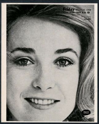1968 Terri Garr Photo Star Trek Tv Show Appearance Vintage Trade Print Ad