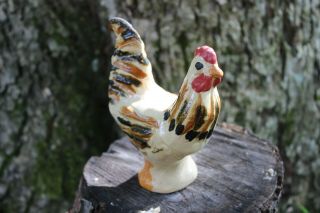 Charles Moore Seagrove Nc Folk Art Pottery Chicken Signed 2004