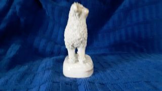 Antique Rare Staffordshire Standing Sheep Lamb Figurine Statue