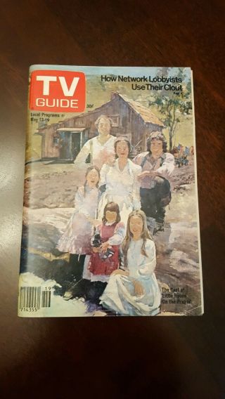Tv Guide May 13 - 19 1978 Vintage Little House On The Prairie.  L.  A.  Edition.