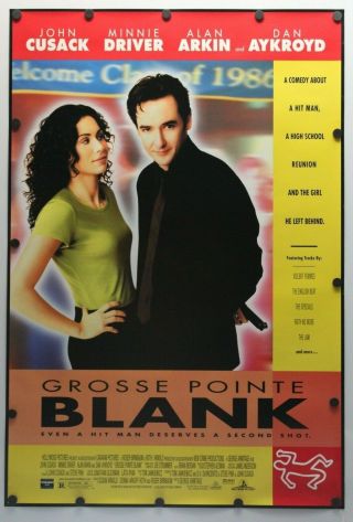 Grosse Pointe Blank 1997 Double Sided Movie Poster 27 " X 40 "