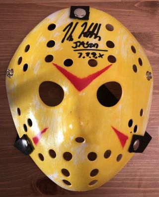 Kane Hodder Signed Autographed Jsa Inscribed Jason Voorhees Mask Friday 13th