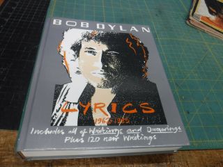 1985 Bob Dylan Lyrics 1962 - 1985 Hard Cover Signed Signature Book Book