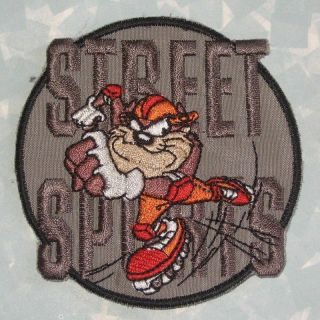 Street Sports Patch - Tazmanian Devil - 3 " X 3 1/2 "