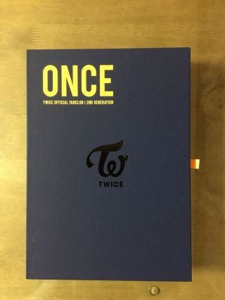 Twice Once 2nd Official Fanclub Goods K - Pop Limited Edition