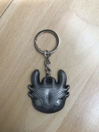 How To Train Your Dragon Toothless Keychain Glow In The Dark Movie Promo Cinema