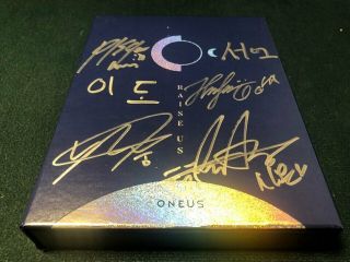 Oneus Album Autograph All Member Signed Promo Album Kpop 2 - 1