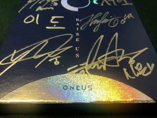 ONEUS Album Autograph ALL MEMBER Signed PROMO ALBUM KPOP 2 - 1 3