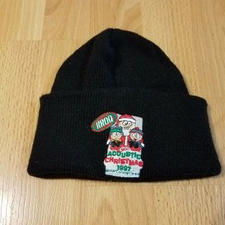 Very Rare Kroq 1997 South Park Acoustic Christmas Beanie Hat Cap