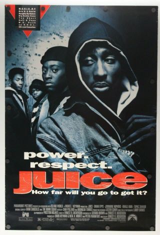 Juice 1992 Double Sided Movie Poster 27 " X 40 "