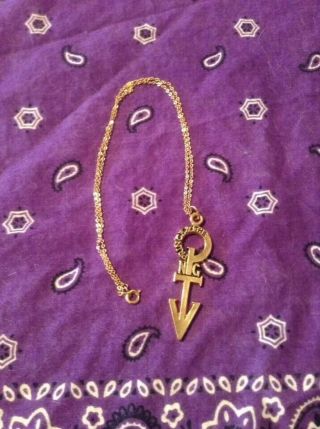 Prince & The Power Generation Npg Gold Necklace