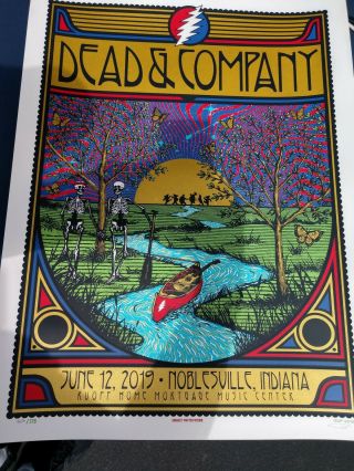 Dead And Company Poster 6/12/19 Ruoff Indianapolis