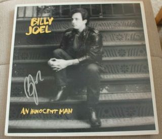 Billy Joel Signed Vinyl Album Innocent Man - Rare Item.