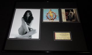 Selena Gomez 16x20 Framed 2011 Concert Ticket & Photo Display