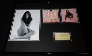 Selena Gomez 16x20 Framed 2011 Concert Ticket & Photo Set