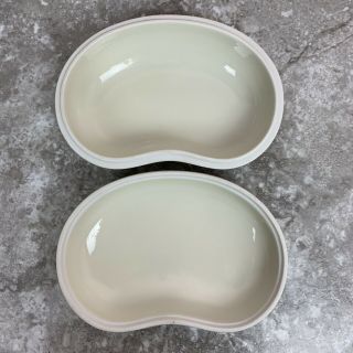 Vintage Elsa Peretti For Halston Porcelain Bean Trinket Soap Dish Japan Ivory 7