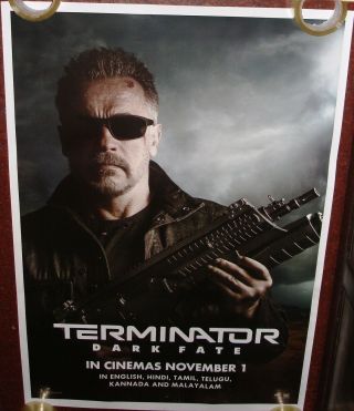 Terminator: Dark Fate (2019) Arnold Schwarzenegger D/s Poster 28 X 40