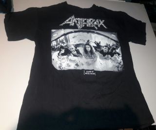 Anthrax T - Shirt Sound Of White Noise Brockum Concert Tour John Bush Large