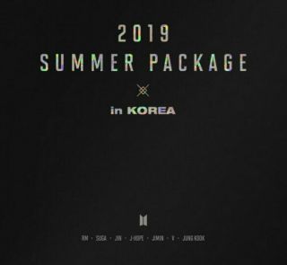 2019 BTS SUMMER PACKAGE DVD,  Photobook,  Tracking no.  [2nd Pre - order OCT 16th] 2