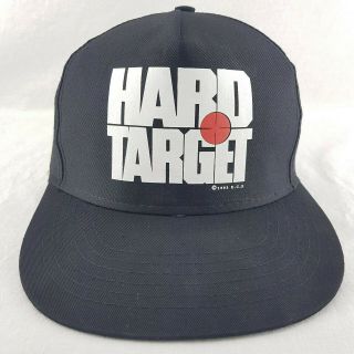 1993 Hard Target Movie Promo Hat Cap Snapback Black