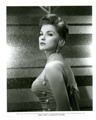 Debra Paget Vintage 1956 Paramount Gelatin Silver Pin Up Photograph