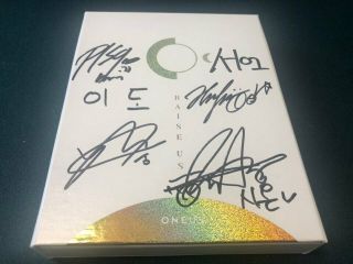 Oneus Album Autograph All Member Signed Promo Album Kpop 02